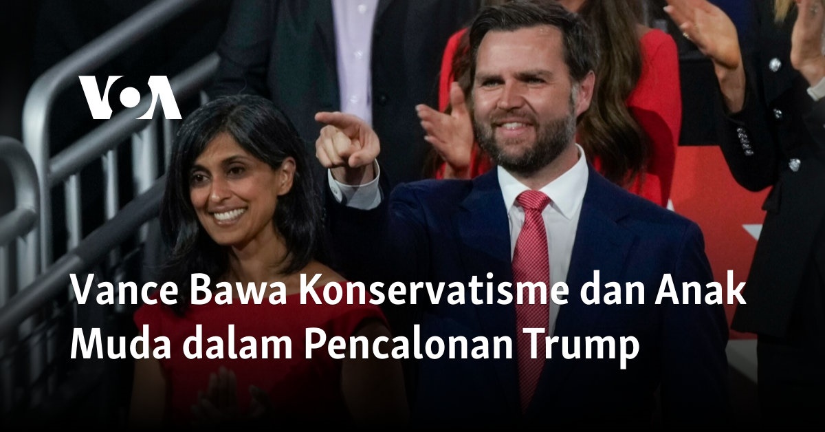 Vance Bawa Konservatisme dan Anak Muda dalam Pencalonan Trump