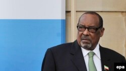 Le président du Somaliland Ahmed Silanyo arrive à Lancaster House pour la Conférence sur la Somalie à Londres, la Grande-Bretagne, le 23 février 2012. epa / ANDY RAIN