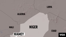 Ramani ya Niger na nchi zinazopakana nazo