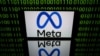 FILE - A tablet displays the logo of the company Meta, Jan. 12, 2023.