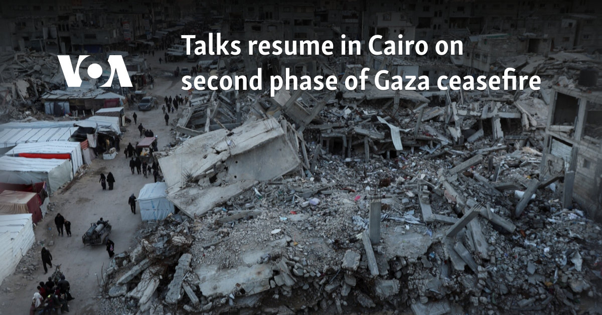 Talks resume in Cairo on second phase of Gaza ceasefire