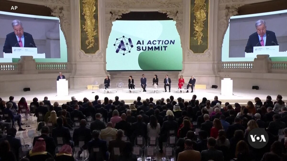 Global AI race is on, world leaders say at Paris summit