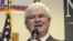 ທ່ານ Newt Gingrich ອະດີດປະທານສະພາຕໍ່າສະຫະລັດ ຂະນະປະກາດຖອນຕົວແຂ່ງຂັນເລືອກຕັ້ງ
ປະທານາທິບໍດີ