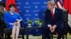 唐纳德·特朗普(Donald Trump)总统在联合国总部与日本首相高市早苗(Sanae Takaichi)举行会谈。(2026年9月22日)