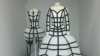 This photo shows part of the exhibit from "Rei Kawakubo/Comme des Garcons Art on the In-Between" at The Metropolitan Museum of Art in New York, May 1, 2017.