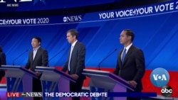 英语视频：民主党总统参选人在第三场辩论中交锋