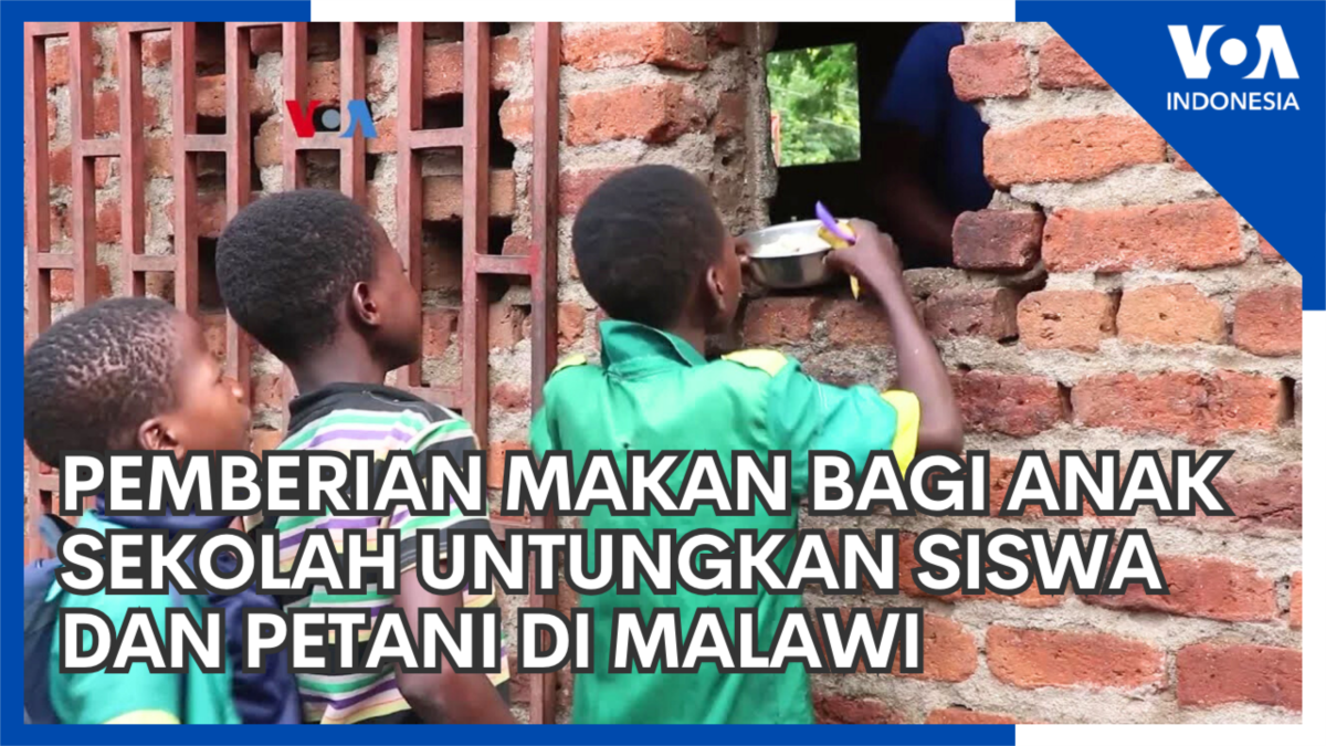 Pemberian Makan bagi Anak Sekolah Untungkan Siswa dan Petani di Malawi