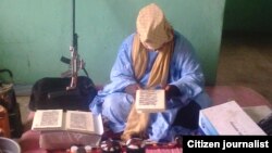 Mutumin dake ikirarin cewa shi ne Muhammadu Marwana, wanda a yanzu yake ikirarin cewa shi ne shugaban kungiyar nan da aka fi sani da sunan Boko Haram