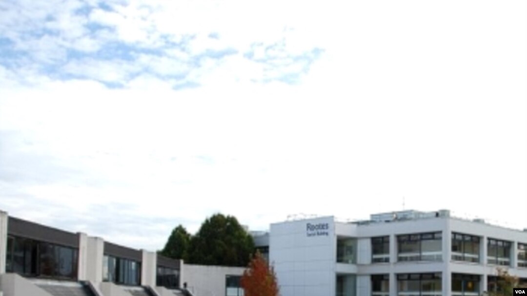 Kampus Universitas Warwick di Inggris tengah.