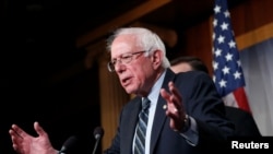 Bernie Sanders di Gedung Capitol, Washington, D.C., 13 Desember 2018. (Foto: dok).