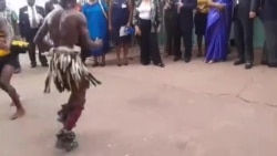 Traditional Dancers Welcome Rotary International President