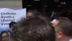 Conferencia de prensa desde Cúcuta sobre la ayuda humanitaria a Venezuela