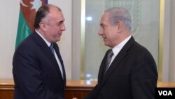 Xarici işlər naziri Elmar Məmmədyarov və İsrailin baş nazir Benyamin Netanyahu 