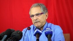 Presiden Timor Leste Jose Ramos Horta tampil dalam konferensi pers di Dili, 19 Maret 2012. Horta, salah satu pelopor kemerdekaan Timor Leste mengakui kekalahannya pada pemilihan akhir pekan baru lalu (AP).