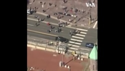 前警官肖万案开审 法庭周围示威民众聚集