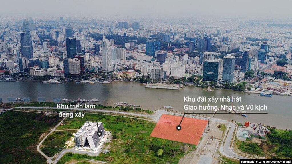 Dá»± Ã¡n nhÃ  hÃ¡t giao hÆ°á»Ÿng Thá»§ ThiÃªm. (Screenshot of Zing.vn)