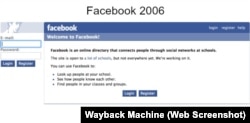 Facebook in 2006