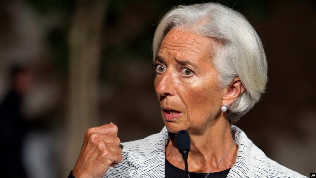 Direktur Pelaksana IMF Christine Lagarde mengatakan pemulihan ekonomi global mengecewakan (foto: dok).