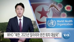 [VOA 뉴스] WHO “북한, 2025년 말라리아 완전 퇴치 대상국”