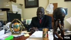 Kofi Boateng, director of the West Harlem Development Corp. in New York, is helping to organize community forums where West Africans can get accurate information about Ebola in order to quell fears and remain healthy, Oct. 28, 2014. 