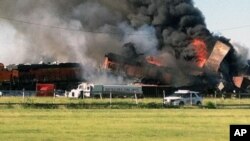 Aseguran que la carga que transportaba el tren no era tóxica ni representa ningún peligro de explosión.