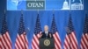 El presidente de Estados Unidos, Joe Biden, habla durante una conferencia de prensa al cierre de la 75a Cumbre de la OTAN en el Centro de Convenciones de Washington, el 11 de julio de 2024.