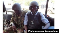 Kenyan journalist Collins Juma Osemo, also known as Yassin Juma, in Ethiopia on assignment. (Photo courtesy Yassin Juma)