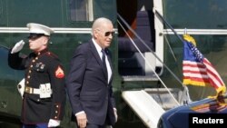 El presidente estadounidense Joe Biden en una visita a Mountain View, California, el 22 de febrero de 2024.