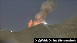 حمله هوایی در محدوده کوه‌های جماران در شمال تهران - دقایق پایانی جمعه ۱۴ فروردین