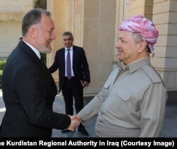 Sezai Temelli ve Mesut Barzani