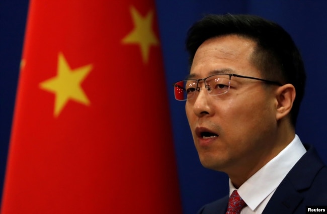 资料照:中国外交部发言人赵立坚
