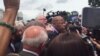 Congressman John Lewis Leads Supporters in Singing 'We Shall Overcome'