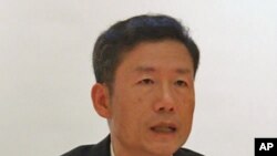 중국 당국에 체포된 한국의 북한민주화운동가 김영환 (자료사진).