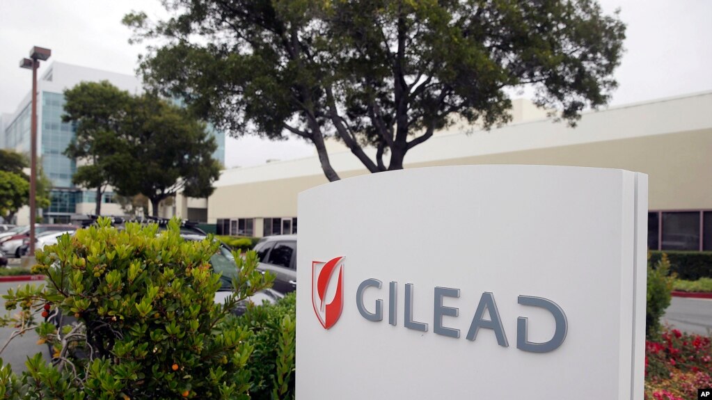 美国制药公司吉利德(Gilead)位于加州福斯特市的总部园区。（资料照片）