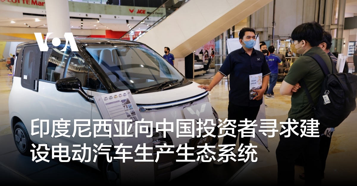 印度尼西亚向中国投资者寻求建设电动汽车生产生态系统