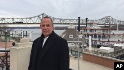 Peoria Mayor Jim Ardis poses for a photo in Peoria, Illinois. Caterpillar's recent decision to move 300 top headquarters jobs to the Chicago area made Peoria the latest city looking to redefine themselves as more companies trade longtime hometowns for major cities.