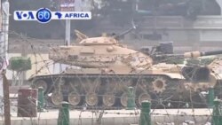 Army puts up a concrete wall around the presidential palace in Cairo after deadly clashes.