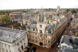 FILE - General view shows the University of Cambridge in Cambridge, Britain, Oct. 1, 2020.