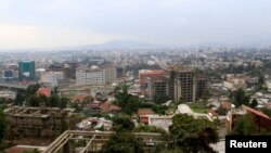 A general view shows a section of the skyline in Ethiopia's capital Addis Ababa, Sept. 16, 2013.