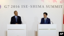 باراک اوباما رئیس جمهوری آمریکا برای شرکت در نشست سران گروه ۷ به ژاپن رفته است