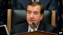 FILE - House Foreign Affairs Committee Chairman Ed Royce, R-Calif. speaks on Capitol Hill in Washington. Royce says the Obama administration has “hardly responded” to recent Iranian missile tests.