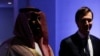 FILE - Saudi Arabia's Prince Mohammed bin Salman escorts White House senior advisor Jared Kushner at the Global Center for Combatting Extremist Ideology in Riyadh, Saudi Arabia May 21, 2017. 