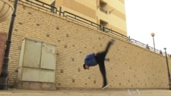 Young Egyptians Defy Politics, Weather to Practice Parkour