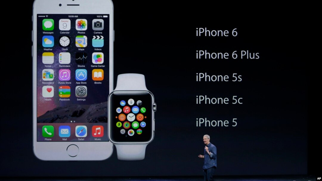 Tim Cook presenta el Apple Watch y el nuevo iPhone 6.