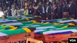 Remains of former South African freedom fighters repatriated from Zimbabwe and Zambia