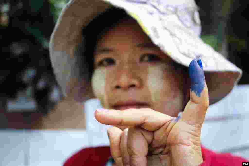 Voting began in Myanmar Saturday in by-elections