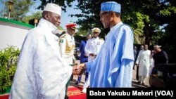 GAMBIA: Tawagar Shugaban Najeriya Buhari da Sirleaf