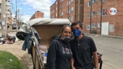 Luz Aida Calderón y Jhon Cruz, recicladores en Colombia