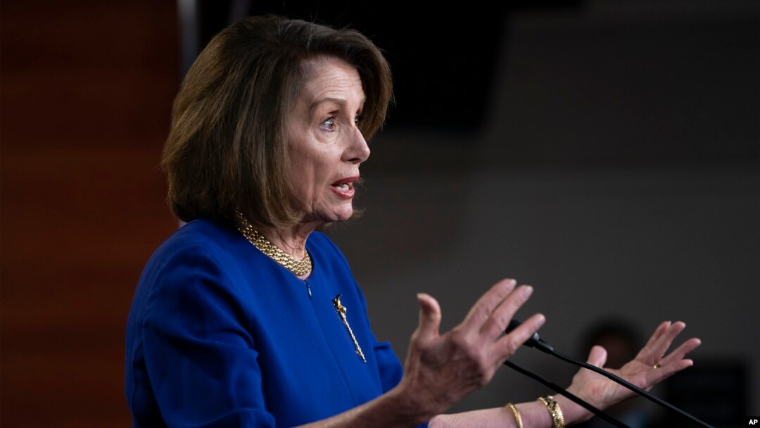 Nancy Pelosi, presidente de la Cámara de Representantes de EE.UU. defiende medida para revoar orden de emergencia nacional hecha por el presidente Donald Trump.