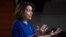 Nancy Pelosi, presidente de la Cámara de Representantes de EE.UU. defiende medida para revoar orden de emergencia nacional hecha por el presidente Donald Trump.